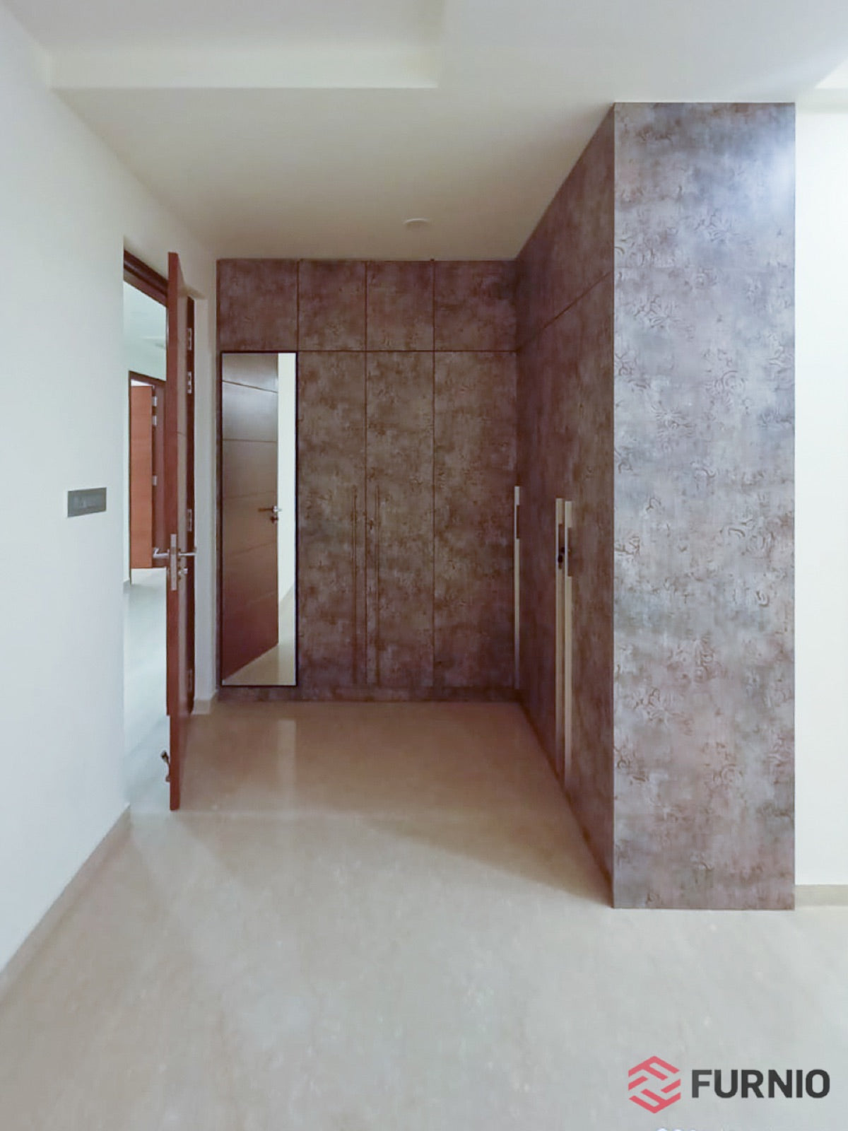 Stone-look laminate wall panel