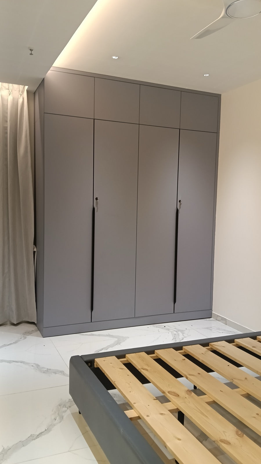 Wardrobe · grey finish