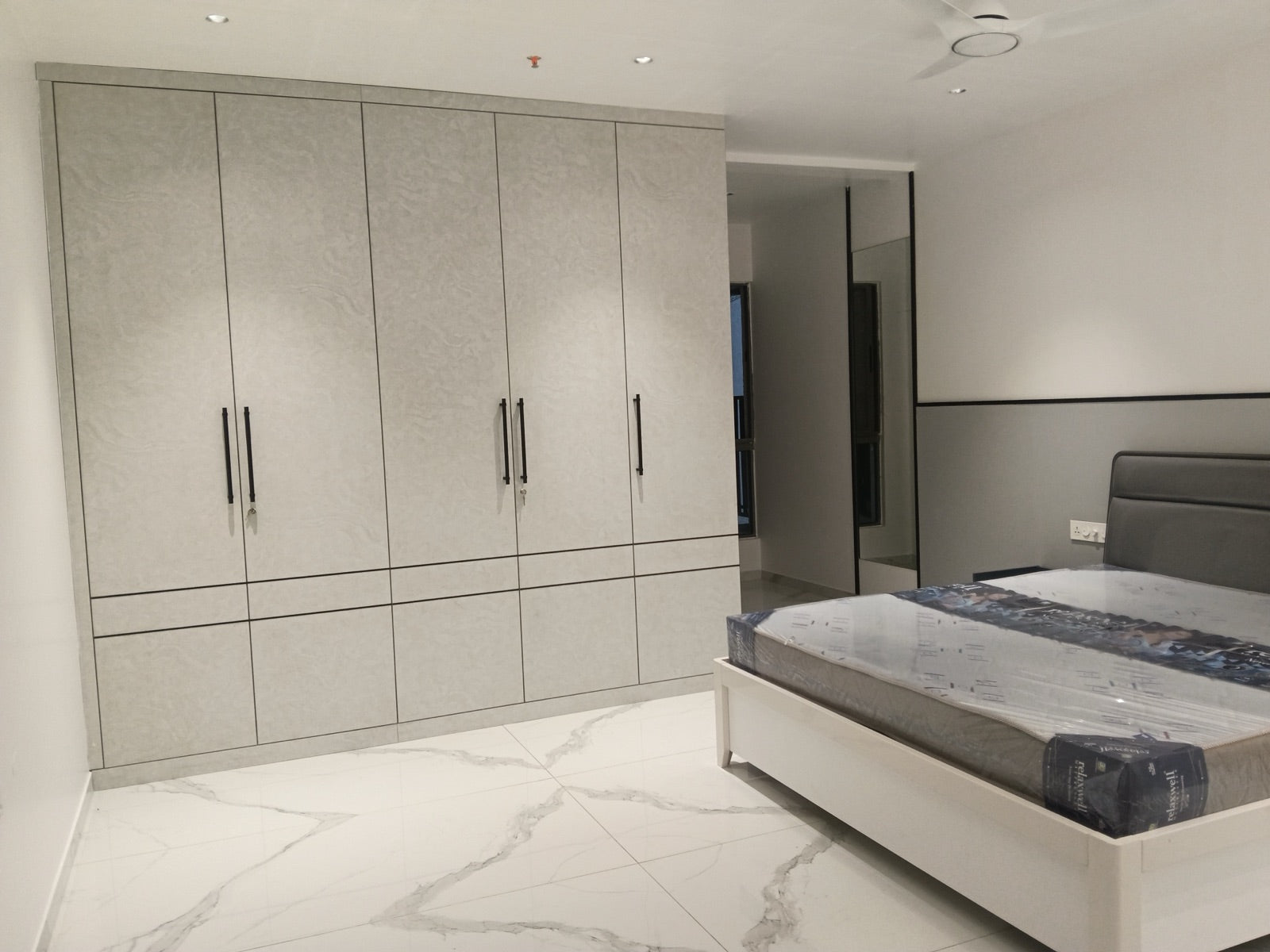 Bedroom wardrobe · full-wall run
